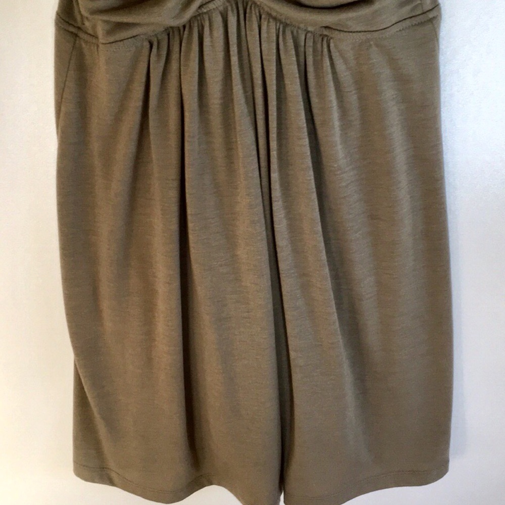 💐  BEADED TANK DRESS by WET SEAL ARMY GREEN - Picture 5 of 7